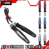 Gambar X-Case Lampu SEIN SENJA Running DRL LED Motor Universal Motorcycle - BIRU dari Xcase Indonesia undefined 2 Tokopedia
