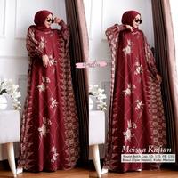 Gambar (GROSIR DASTER) Riyana Kaftan Rayon ● Paula Kaftan ● Bara Kaftan ● Kaftan Sari Bilbina SUPER Jumbo Big TERLARIS BUNDA HOME KAFTAN  Gamis Wanita Muslim Panjang Motif Hitam Cantik - meisya hitam, allsize dari Lestari 99 collection undefined 5 Tokopedia