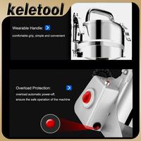 Gambar gilingan tepung grinder mesin giling bumbu kering powder grinder mesin tepung penggiling kacang tanah listrik penggilingan kacang tanah listrik Gilingan Bumbu alat giling kacang tanah mesin blender food cutter - 800G🌹3500w dari ilasphro undefined 5 Tokopedia