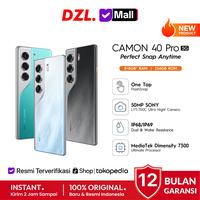 Gambar DZL - HP TECNO CAMON 40 Pro 5G 12/256 8/256 GB Original Resmi Official Store Ori Handphone Gaming - 8/256 Black dari DZL Official Store undefined 1 Tokopedia