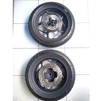 Gambar VELG HONDA PCX 160 FULL SET ORGINAL TINGGAL PASANG HONDA ASLI DEPAN BELAKANG Kendaraan Motorcycle Sepeda dari SPERPAT MOTOR Aida YJ@ undefined 1 Tokopedia
