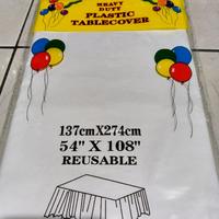 Gambar taplak meja polos anti air sekali pakai 137x274 cm - putih 137x274 dari AYEK SHOP undefined 3 Tokopedia