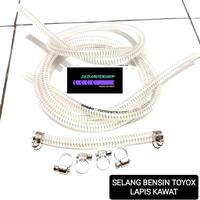 Gambar SELANG BENSIN TOYOX JAPAN ORIGINAL SELANG BENSIN TOYOSPRING LAPIS KAWAT SELANG BENSIN TRANSPARA - toyox50cm dari syifamotorshop undefined 1 Tokopedia