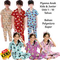 Gambar Paket Usaha 5 Dan 6 Pcs Piyama Anak Kids Junior Bahan Polymicro Super - Motif Cewek, Size M (1-2 Tahun) 6Pcs dari Modis Collection undefined 1 Tokopedia