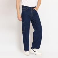 Gambar 2nd RED Baggy Jeans Cargo Celana Denim Panjang Pria Jet Star Biru Tua 172406 - S dari 2nd RED ID undefined 4 Tokopedia