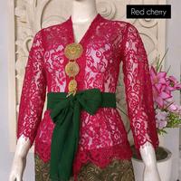 Gambar Kebaya Brokat Semi Prancis Import - Model Terbaru - natural, S dari Donna Farrel Kebaya undefined 4 Tokopedia