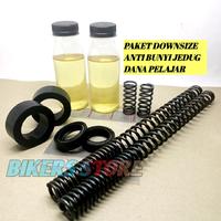 Gambar DOWNSIZE CEPER SHOCBREAKER DEPAN VERSI PER HONDA VARIO BEAT PCX ADV ANTI BUNYI JEDUG DANA PELAJAR Motorcycle - TURUN 5CM, GENIO/SCOOPY dari BIKERS STORE undefined 1 Tokopedia