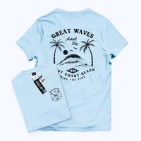 Gambar BG Baju Kaos Tshirt Distro Terbaru Gambar Hawai Vibes Pakaian Pria Wanita Keren Lengan Pendek Katun Combet 30s - HITAM HAWAI VIBES, XL dari BUJANGGADIS undefined 4 Tokopedia