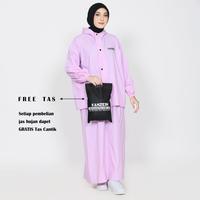 Gambar KANZEIN JAS HUJAN SETELAN JAKET ROK WANITA CEWE LENTUR AWET ANTI AIR - SETELAN ROK HITAM, L dari AL_STORE_NEW undefined 1 Tokopedia
