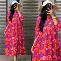 Gambar Daster Lengan 3/4 Rayon Premium Reseleting Dada Busui Freindly Tali Samping Baju Tidur Wanita Gamis Panjang Motif Terbaru Baju Tidur Wanita Ibu Hamil Katun Halus - Orange, All Size Ld 110 dari daster wanita kekinian jumbo undefined 4 Tokopedia