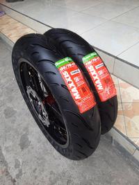 Gambar Wheelset Supermoto CRF 300/350 Ban Maxxis Baru Lengkap Dengan Piringan Depan Belakang dari Tamar Mx Shop undefined 2 Tokopedia