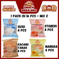 Gambar KUE MOCHI VIRAL 16 PCS RASA MIX TEXTURE LEMBUT, KENYAL, DAN ENAK ANEKA RASA | KUE MOCI JEPANG LEMBUT TERDAPAT ISIAN SELAI - 12 super coklat dari Snack Naga Mas undefined 4 Tokopedia