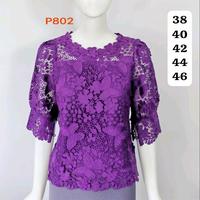 Gambar Blouse Pink Boutique Bangkok / baju brokat pesta / atasan kebaya jadi P802 - salem, 44 dari 3putri.fashionbangkok undefined 2 Tokopedia