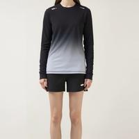 Gambar KEEP GOAL Setelan Olahraga Wanita Lengan Panjang Kaos Warna Gradien & Celana Pendek Sport Bernapas Anti-kerut Cepat Kering Nyaman Untuk Lari Jogging Gym Ukuran M-5XL - Hijau-Hitam(set), M(BB:45-50KG) dari SAFA Online Shop Indonesia undefined 3 Tokopedia