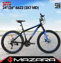 Gambar Sepeda Gunung MTB Mazara 6622 24 26 Inch Remaja - Dewasa 21 Speed - 24 Inch dari Castlebike.id undefined 1 Tokopedia