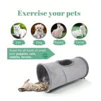Gambar Terowongan Mainan Kucing Cat Tunnel 2 Way Foldable Peekaboo dari srii wijayaa undefined 3 Tokopedia