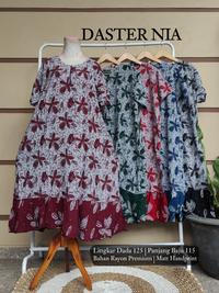 Gambar PAKET USAHA 3PC DASTER NIA REMPEL HOEFA BUSUI MOTIF BATIK RAYON PREMIUM HALUS - 1PC dari @Gudangdaster234 undefined 2 Tokopedia
