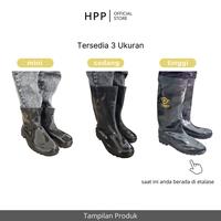 Gambar HPP Sepatu Boots Tinggi Hitam Bahan Karet Berkualitas Sepatu Boot Ukuran Panjang 35cm Safety Boots - 39 dari hppofficialstore undefined 4 Tokopedia