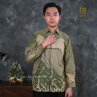 Gambar Batik D&M- AKAR KAWUNG SAGE  Baju Kemeja batik pria lengan panjang bahan katun  Motif mewah elegant sudah lapis furing adem  Nyaman - akar kawung sage, S dari BATIK D&M undefined 1 Tokopedia