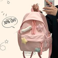Gambar Tas anak perempuan tk tas ransel wanita terbaru 2025 kekinian Backpack Mini Stylish Girl Backpack Light Series Tas Ransel Wanita Mini Tas Sekolah wanita lucu Anak Tas Bahu Dopamin kuliah tas ransel laptop korea import fashion volume tinggi backpack Kanvas - Hitam Kecil dari modanests undefined 4 Tokopedia