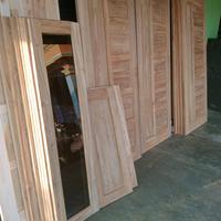 Gambar pintu minimalis bahan kayu jatii dari jayus mebel 01 undefined 5 Tokopedia