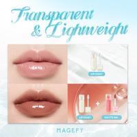 Gambar MAGEFY Lip Combo: Matte Transferproof + Glossy Coat – Bibir Tahan 24 Jam, Anti Luntur, Lembap, Bisa Matte atau Glossy - [A-3PCS] N101+N201+Lip Coat dari magefy.beauty undefined 4 Tokopedia