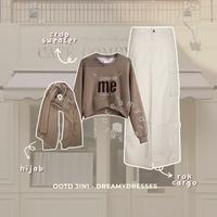Gambar 3IN1 SET 169 - Outfit Remaja Kekinian Oneset Wanita Kekinian Outfit set korean style one set korean style|one set wanita kekinian outfit wanita Baju Kantong Sweater - sweater+rok dari Dreamydresses_NEW undefined 2 Tokopedia