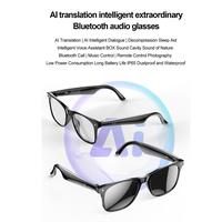 Gambar AI Smart Translation Glasses Bluetooth Call Remote Music Support 134 Online Language Translator Voice Note Bluetooth Sunglasses dari saepuladh undefined 3 Tokopedia