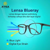 Gambar Kacamata Minus Tinggi Half Rim Pria Wanita R7002CL – Lensa Tipis Index 1.67 Anti Radiasi Blueray – Bisa Custom Resep Optik -15 -14 -13 -12 -11 -10 -9 -8 -7 -6 -5 -4 -3 -2 -1 - BU (biru), Normal dari Aynaeyewear undefined 2 Tokopedia