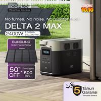 Gambar EcoFLow Delta 2 Max 2400W Portable Power Station Outdoor Camping RV Hiking - Genset Listrik Portabel - D 2 Max Only dari EcoFlow ID undefined 1 Tokopedia