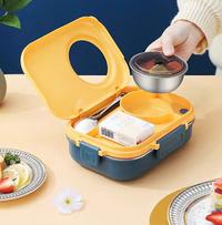 Gambar Lunch Box Stainless Sus 304 Kotak bekal makan tempat bekal makanan anak dewasa - PinkBiru dari Home Shopper Store undefined 5 Tokopedia