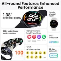 Gambar Haylou SOLAR Lite Smart Watch IP68 SpO2 1.38" Display - LS05 Lite - DARK BLUE dari ORIGINAL-STATION undefined 2 Tokopedia