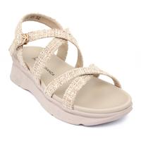 Gambar Le Bianca AT 22-05 Sepatu Sendal Wedges Anak Perempuan Wanita Tali Motif Lucu Fahion Moka dan Merah Muda - MOKA, 31 dari Le Bianca undefined 2 Tokopedia