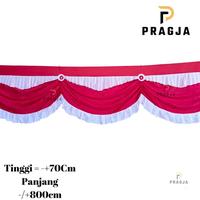 Gambar Bendera Panjang Merah Putih Polos Background Abutai Cerah Dan Mewah Terbatas - panggung poni, 10 gelombang dari papayutta undefined 4 Tokopedia