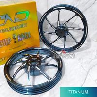 Gambar VELG DELKEVIC M8 RING 14 AEROX 155 / NMAX 155 NEW OLD / PCX 160 / VARIO 125 150 160 ABS / CBS / MIO SPORTY / MIO M3 / BEAT / VARIO 110 / SCOOPY UK 1.85X14/2.15X14 DND DELKEVIC FI NEW OLD - Silver/Chrome, Mio M3 dari HORE MARKET_NEW undefined 5 Tokopedia