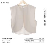 Gambar HOSOFSHOPAHOLIC - RUKA VEST - Outer Wanita - Rompi - BLACK dari hosofshopaholic_NEW undefined 5 Tokopedia