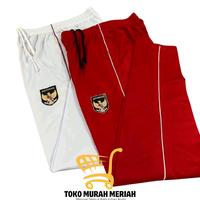 Gambar CELANA TRAINING MERAH PUTIH DEWASA MURAHH 90 RB 3 PCS BAHAN LOTTO PREMIUM Outdoor Olahraga Sport - MERAH, all size, 1 PCS dari TOKO MURAH & MERIAH undefined 1 Tokopedia