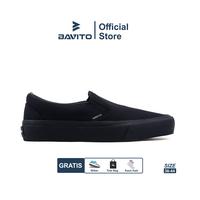 Gambar Bavito 36-44 Comrade Fullblack - Sepatu Slip On Slop Casual Sneaker Pria Wanita - 36 dari Bavito Footwear undefined 1 Tokopedia