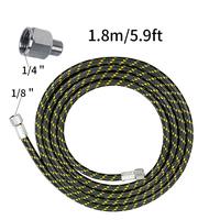 Gambar Professional Nylon Braided Airbrush Hose with Standard 1/8"*1.8m(5.9ft) Size Fitting on One End and a 1/8in For Air Brush DIY dari defaultstore-138 undefined 4 Tokopedia