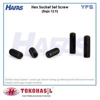Gambar Hex Socket Set Screw M14 x 20 - P2.00 (Baut L Tanam 12.9) - 10 pcs dari PT HASIL FASTINDO undefined 1 Tokopedia