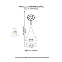 Gambar KUBAH MASJID STAINLESS STEEL KECIL DM 20CM dari KUBAH KITA-Citra Guna Mandiri undefined 3 Tokopedia