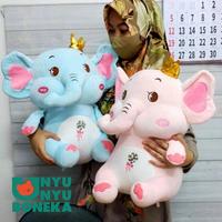 Gambar Boneka Sitting Gajah Sayap Kalung Bunga Elephant Zoo Impor Kado Hadiah Anak dari dhanesh68h undefined 1 Tokopedia