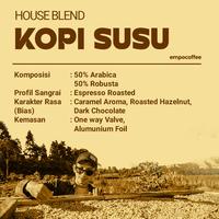 Gambar Kopi Susu Espresso House Blend Coffee Bean Coffe Minuman Kekinian 1Kg - Biji Kopi dari Empo Coffee undefined 3 Tokopedia