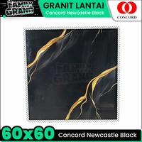 Gambar Granit Lantai 60x60 Concord Newcastle Black Motif Marmer Emas Tekstur Glossy dari Family Granit undefined 1 Tokopedia