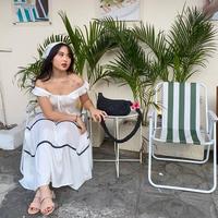 Gambar Alleta Setelan Skirt Top Vest Renda Ruffle Lace Kemben Vest Ruffle Korean Style Wanita Atasan Cantik - Aletta TOP Milo dari Rafael IND Store undefined 3 Tokopedia