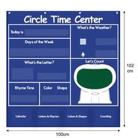 Gambar Kiedler Circle Time Center Calendar Pocket Chart with Cards Kalender Ruang Kelas dari Kiedler Shop undefined 3 Tokopedia