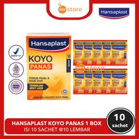 Gambar Hansaplast Koyo Panas dan Hangat 1 Box 10 Sachet - Pereda Pegal dan Nyeri Otot isi 10 Lembar - Koyo Panas dari HBZ STORE GROSIR undefined 4 Tokopedia