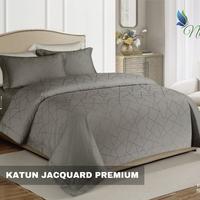 Gambar Sprei Katun Jacquard 90x200 200x200 Seprei Pengantin Premium03 - 90cm x200cm, Tinggi 20cm dari Osaze.Store undefined 1 Tokopedia