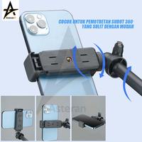 Gambar Holder HP Ringlight Led Overhead 360 Rotation Mount 1/4 Inch Tripod Handphone dari AsteranID undefined 3 Tokopedia