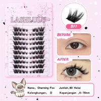 Gambar LASHLULU B11 Charming Fox Mata Palsu Curl D 4-16mm 80 Helai Foxy Eyes | Eyelash Extension Super Soft Hitam Lentik Bulumata Ruasia Latina Foxy Glam Mixed Look LEM MASKARA TAHAN LAM Facial - HANYA B11 dari LASHLULU undefined 5 Tokopedia